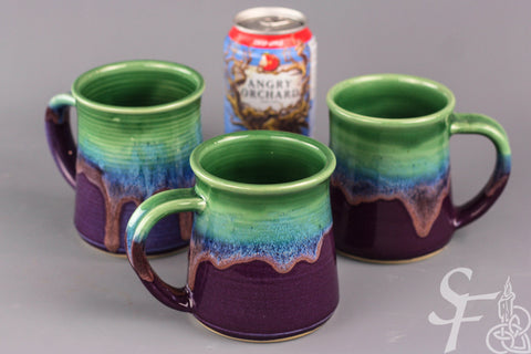 Peacock Glaze Ceramic Mug